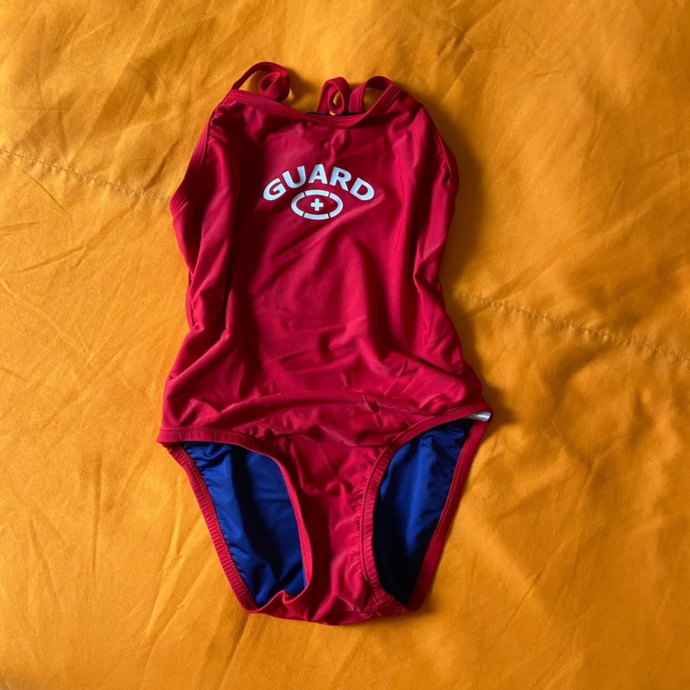 Lifeguard one piece swimsuit